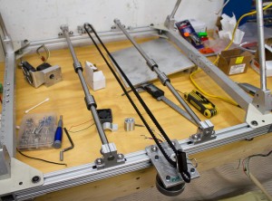 Reprap 3D printer Y axis WIP