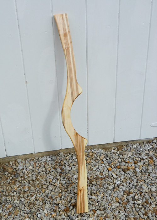 Building a wood canoe yoke from rock maple