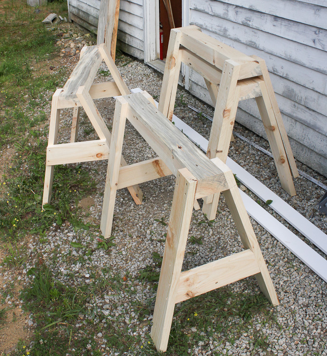 making sawhorses – Projects by Zac