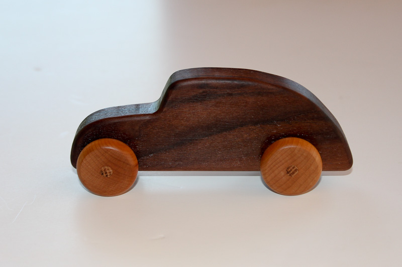 New wooden toys in the Etsy shop, including a VW Bug inspired wooden 