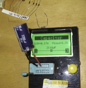 Capacitor tester