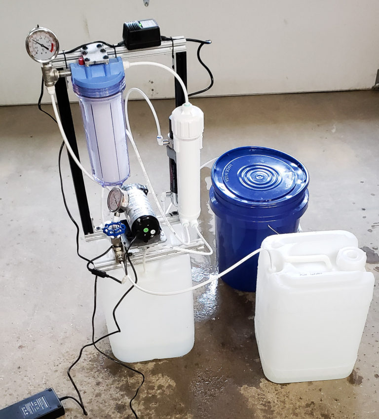 Sugaring the modern way DIY Maple Syrup Reverse Osmosis (RO) system
